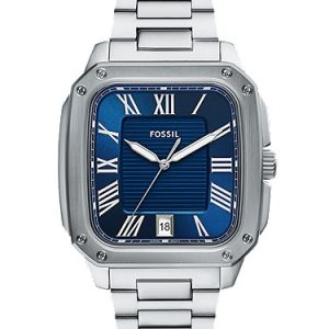 Crosby 42mm Three-Hand Date Stainless Steel Watch