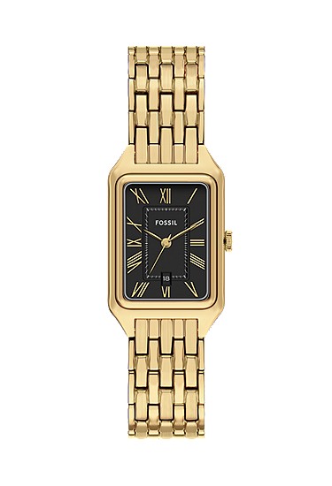 Raquel 23mm Three-Hand Date Gold-Tone Stainless Steel Watch