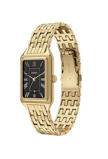 Raquel 23mm Three-Hand Date Gold-Tone Stainless Steel Watch - Image 8