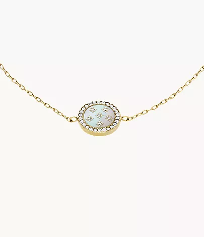 Merrit Northlight Collection Gold-Tone Stainless Steel Station Bracelet - Image 3