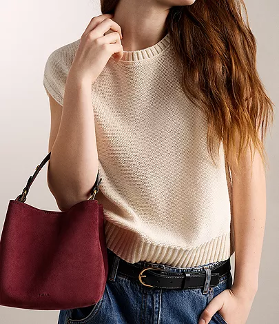 Jessie Small Bucket Crossbody Bag - Image 2