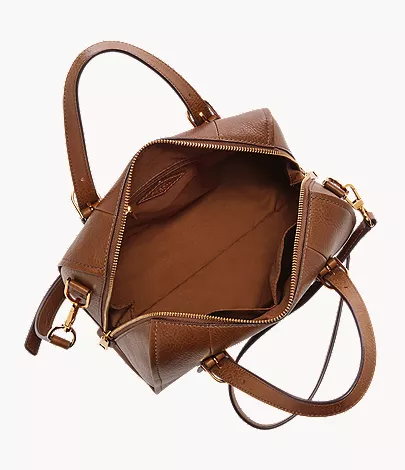 Carlie Leather Satchel - Image 3