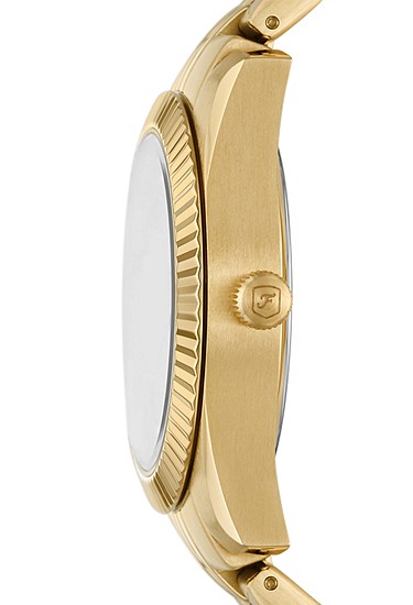 Scarlette 33mm Three-Hand Date Gold-Tone Stainless Steel Watch - Image 4