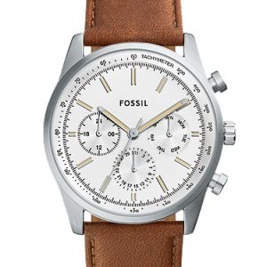 Sullivan 44mm Multifunction Brown Leather Watch