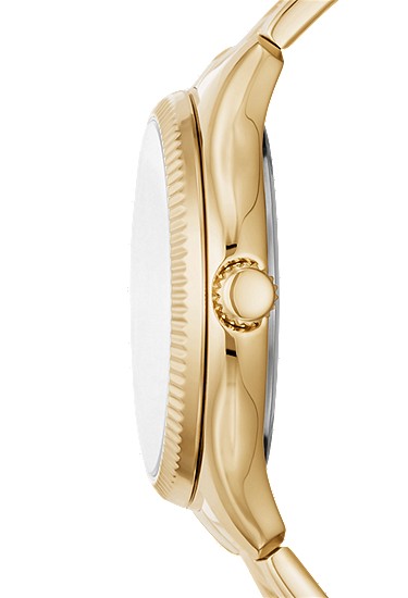 Rye 36mm Multifunction Gold-Tone Stainless Steel Watch - Image 4