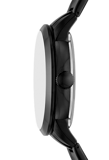 Townsman 44mm Automatic Black Stainless Steel Watch - Image 4