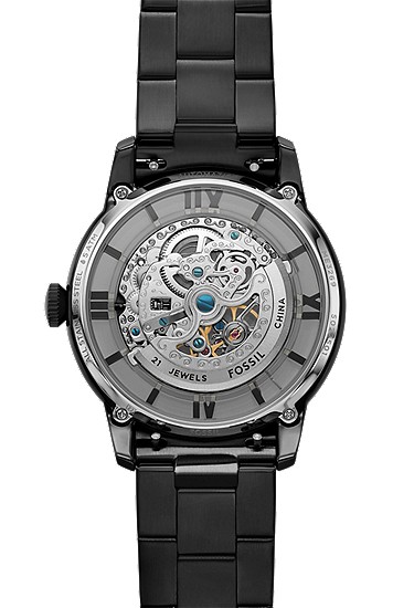 Townsman 44mm Automatic Black Stainless Steel Watch - Image 5
