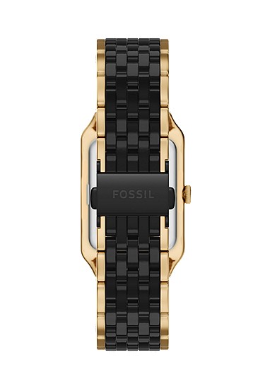 Raquel 26mm Three-Hand Date Gold-Tone Stainless Steel and Black Ceramic Watch - Image 3