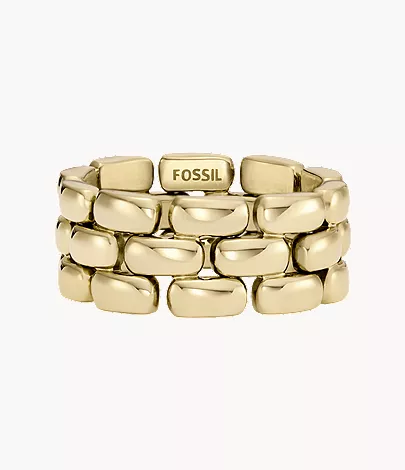 Arden Watch Links Gold-Tone Stainless Steel Band Ring