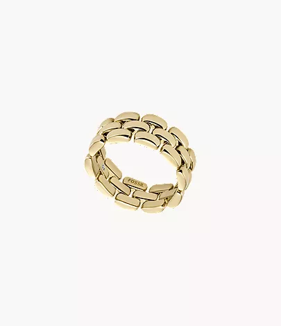 Arden Watch Links Gold-Tone Stainless Steel Band Ring - Image 4