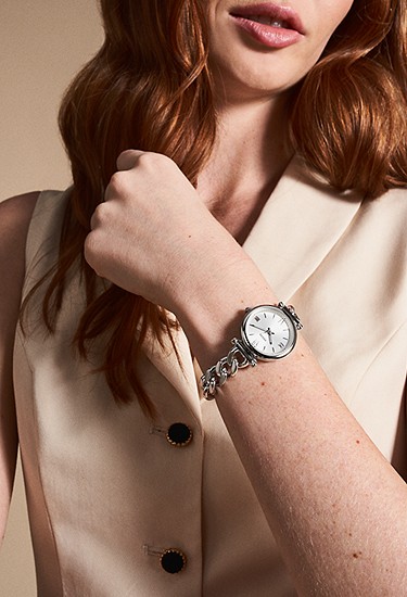 Carlie Mini 28mm Three-Hand Stainless Steel Watch - Image 2