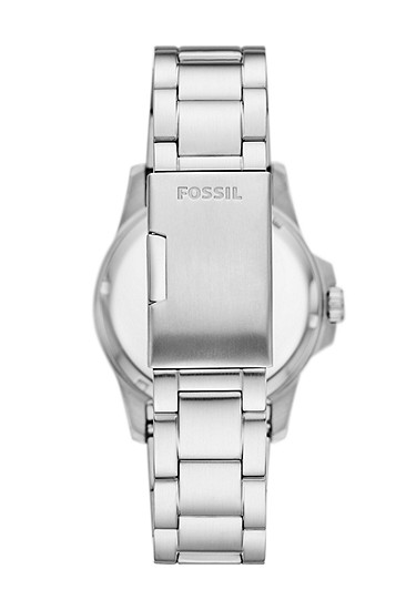 Fossil Blue Dive 42mm Three-Hand Date Stainless Steel Watch - Image 4
