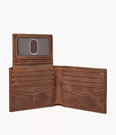 Derrick Leather RFID Passcase Wallet - Image 3