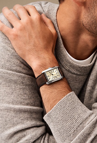 Carraway 30mm Three-Hand Brown Leather Watch - Image 2