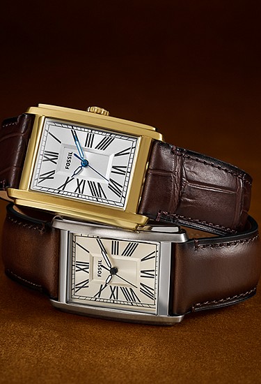Carraway 30mm Three-Hand Brown Leather Watch - Image 6