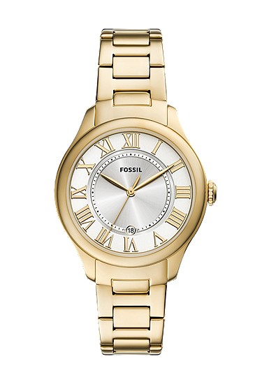 Gilmore 38mm Three-Hand Date Gold-Tone Stainless Steel Watch