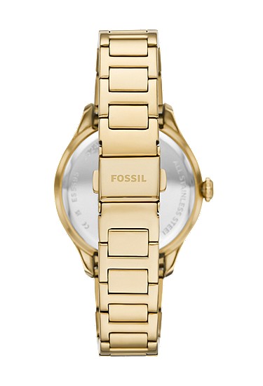 Gilmore 38mm Three-Hand Date Gold-Tone Stainless Steel Watch - Image 4