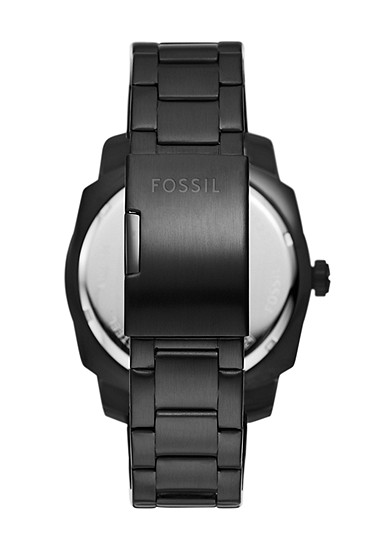 Machine 49mm Three-Hand Date Black Stainless Steel Watch - Image 2