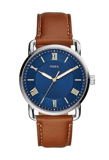 Copeland 42mm Three-Hand Luggage Leather Watch