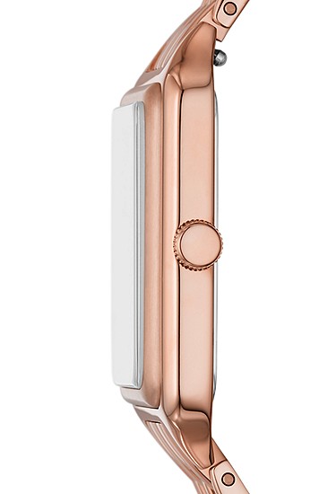 Raquel 26mm Three-Hand Date Rose Gold-Tone Stainless Steel Watch - Image 4