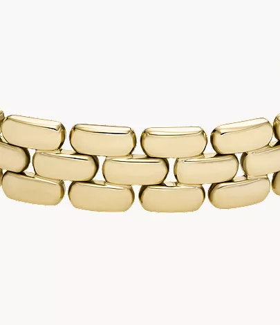 Arden Watch Links Gold-Tone Stainless Steel Chain Bracelet - Image 3