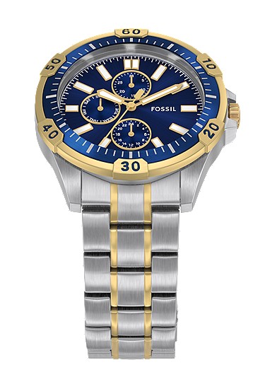 Garrett 44mm Multifunction Two-Tone Stainless Steel Watch - Image 5