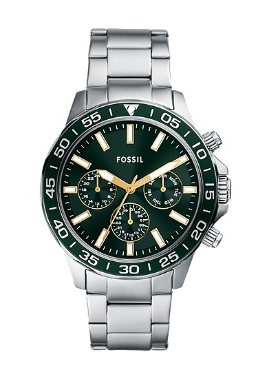 Bannon 45mm Multifunction Stainless Steel Watch
