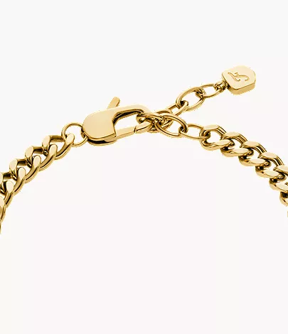 Sutton Gold-Tone Stainless Steel Heart Bracelet - Image 4