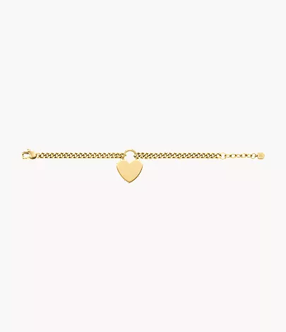 Sutton Gold-Tone Stainless Steel Heart Bracelet - Image 5