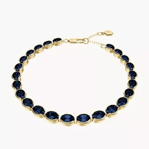 Ellis Pav?? Glitz Gold-Tone Brass Tennis Chain Bracelet