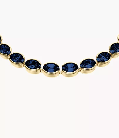 Ellis Pav?? Glitz Gold-Tone Brass Tennis Chain Bracelet - Image 3