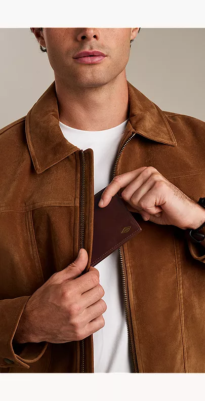 Ryan Leather RFID Flip ID Bifold Wallet - Image 6