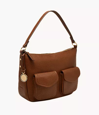 Jolie Leather Cargo Crossbody Bag - Image 5