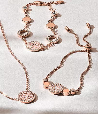 Merrit Mosaic Mother-of-Pearl Stainless Steel Necklace - Image 3
