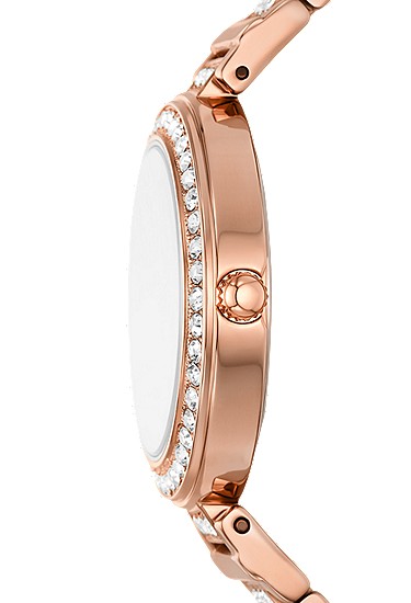 Karli 32mm Three-Hand Rose Gold-Tone Watch - Image 4