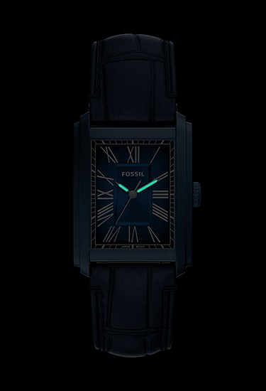 Carraway 30mm Three-Hand Navy Croco Leather Watch - Image 7