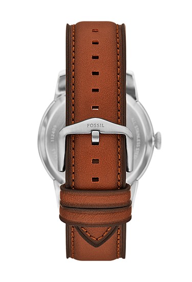 Townsman 44mm Automatic Brown Leather Watch - Image 3