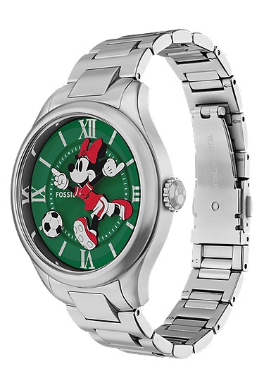 Disney x Fossil Limited-Edition Minnie Mouse 38mm Soccer Watch - Image 8
