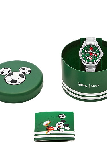 Disney x Fossil Limited-Edition Minnie Mouse 38mm Soccer Watch - Image 10