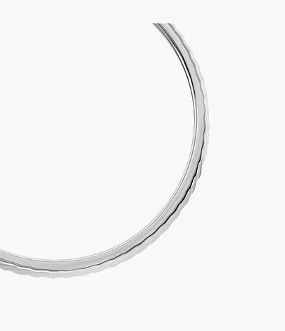 Harlow Linear Texture Stainless Steel Band Ring - Image 5