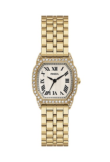 Harlow 27mm Three-Hand Gold-Tone Stainless Steel Watch
