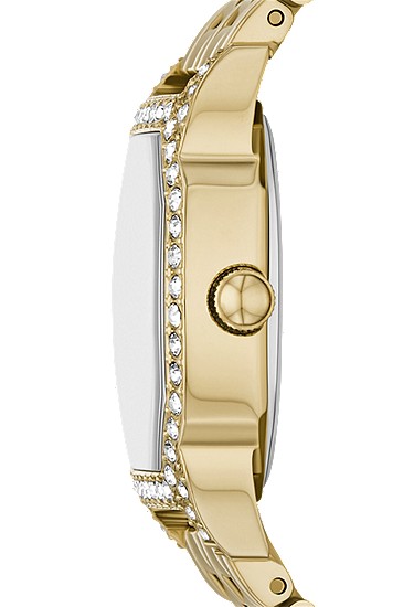 Harlow 27mm Three-Hand Gold-Tone Stainless Steel Watch - Image 4