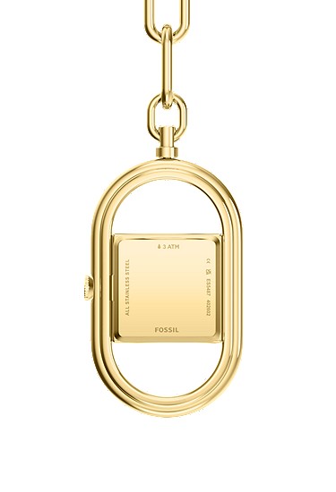 Watch Bag Charm 19mm Two-Hand Gold-Tone - Image 3