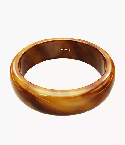 Resin Collection Amber Bangle Bracelet