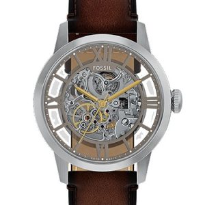 Townsman 44mm Automatic Brown Leather Watch