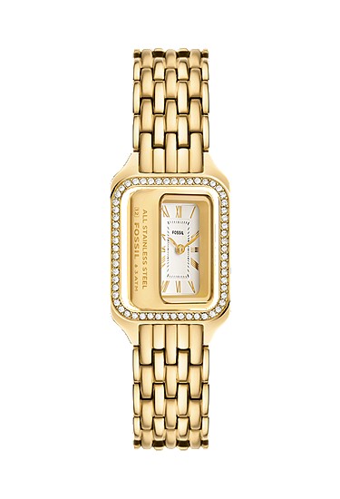 Raquel 23mm Two-Hand Gold-Tone Stainless Steel Watch - Image 5
