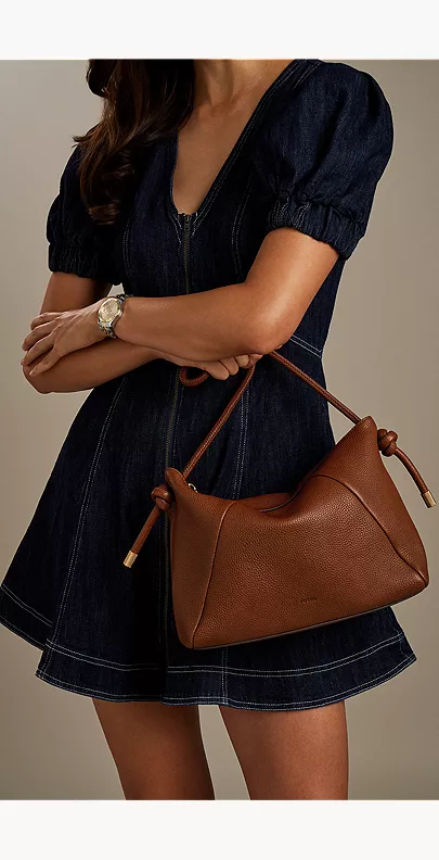 Willa Leather Shoulder Bag - Image 3