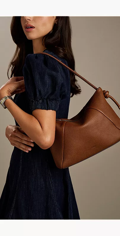 Willa Leather Shoulder Bag - Image 8