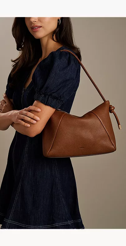 Willa Leather Shoulder Bag - Image 9
