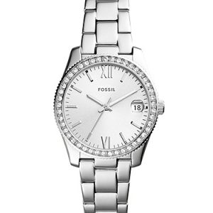 Scarlette 33mm Three-Hand Date Stainless Steel Watch